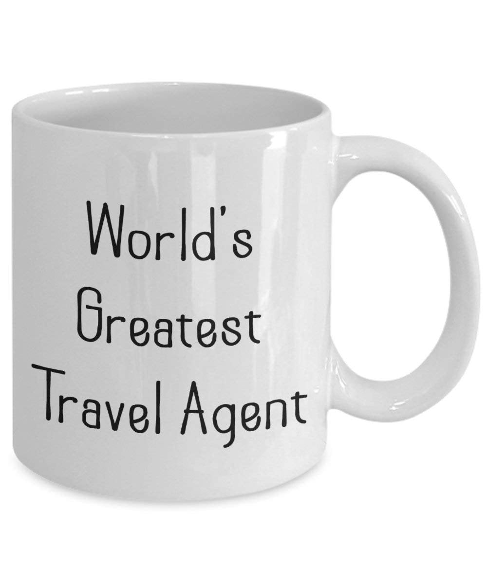 World 's Greatest Travel Agent – Funny Tee Kaffee Kakao Tasse – Neuheit Geburtstag Weihnachten Jahrestag Gag Geschenke Idee