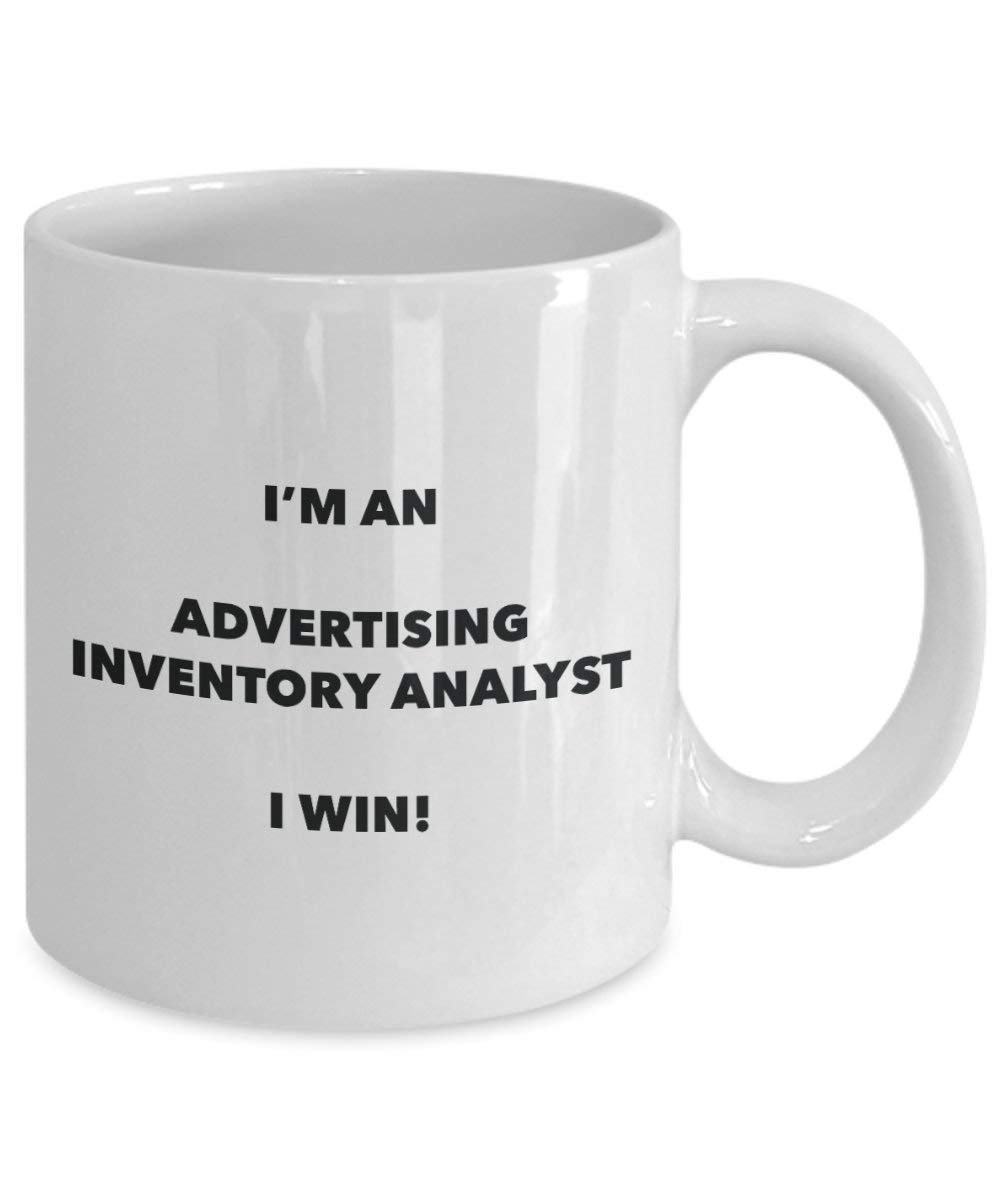 Werbung Inventar Analyst Tasse – Ich bin ein Werbung Inventar Analyst I Win. – Funny Kaffeetasse – Neuheit Geburtstag Weihnachten Gag Geschenke Idee