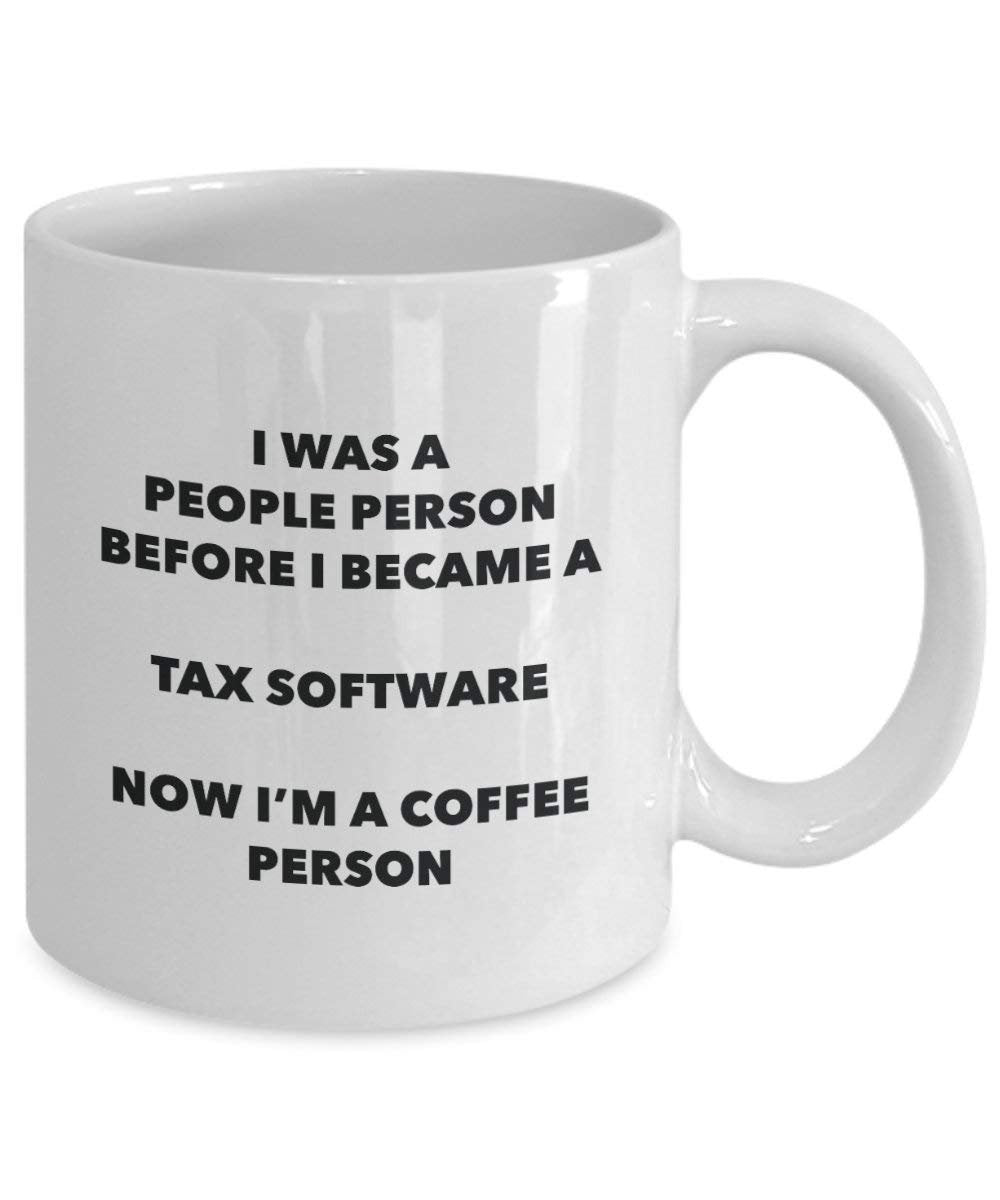 Tax Software Kaffee Person Tasse – Funny Tee Kakao-Tasse – Geburtstag Weihnachten Kaffee Lover Cute Gag Geschenke Idee