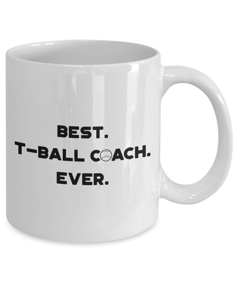 T Coach Geschenke – Beste. T Coach. Ever – Funny Tee Hot Cocoa Kaffeetasse – Neuheit Geburtstag Weihnachten Gag Geschenke Idee 11oz weiß
