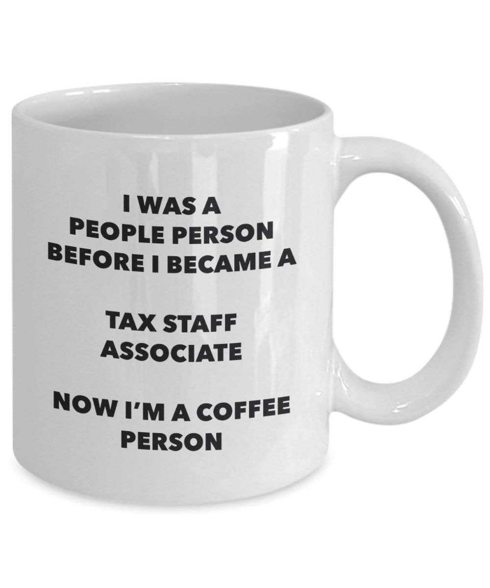 Tax Staff Associate Coffee Person Mug - Funny Tea Cocoa Cup - Birthday Christmas Coffee Lover Cute Gag Gifts Idea