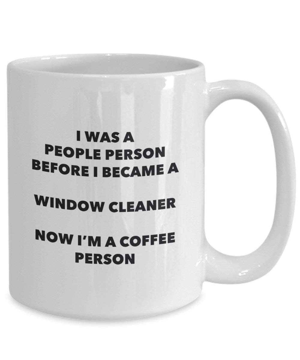 Window Cleaner Coffee Person Mug - Funny Tea Cocoa Cup - Birthday Christmas Coffee Lover Cute Gag Gifts Idea