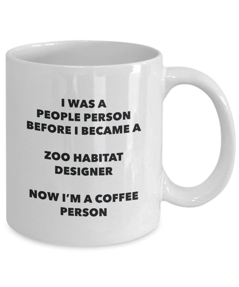 Zoo Habitat Designer Coffee Person Mug - Funny Tea Cocoa Cup - Birthday Christmas Coffee Lover Cute Gag Gifts Idea
