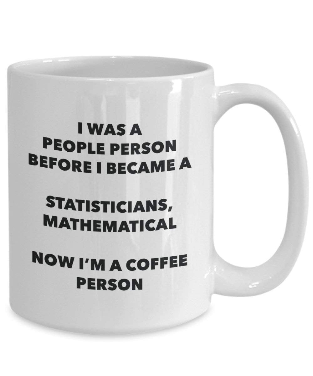 Statisticians, Mathematical Coffee Person Mug - Funny Tea Cocoa Cup - Birthday Christmas Coffee Lover Cute Gag Gifts Idea