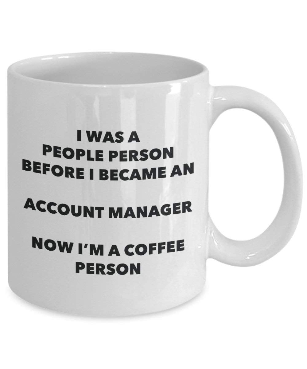Account Manager personne à café Mug Tasse à thé de cacao – rigolo – Anniversaire de Noël amateur de café mignon Gag Gifts Idée 15oz blanc