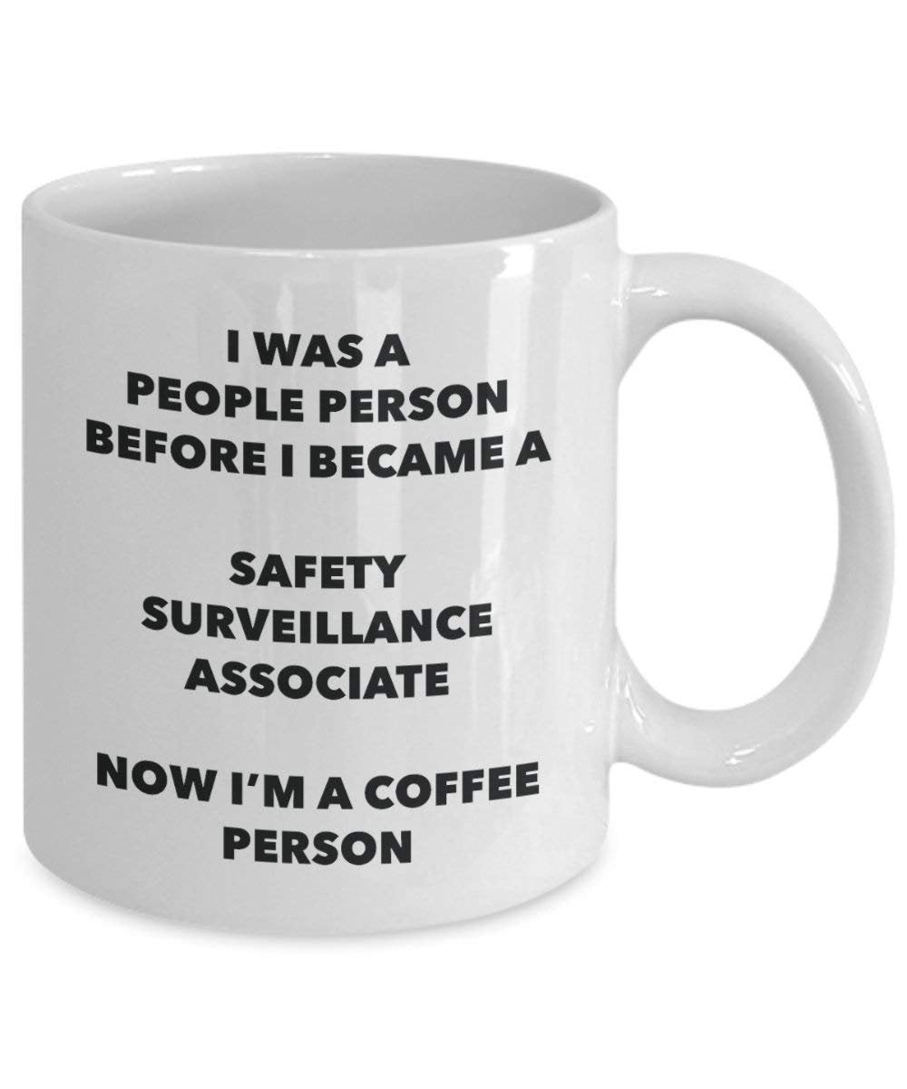 Sicurezza sorveglianza associate cacao persona – Tazza da tè caffè tazza – Birthday Christmas Coffee Lover cute GAG regalo idea 15oz Infradito colorati estivi, con finte perline