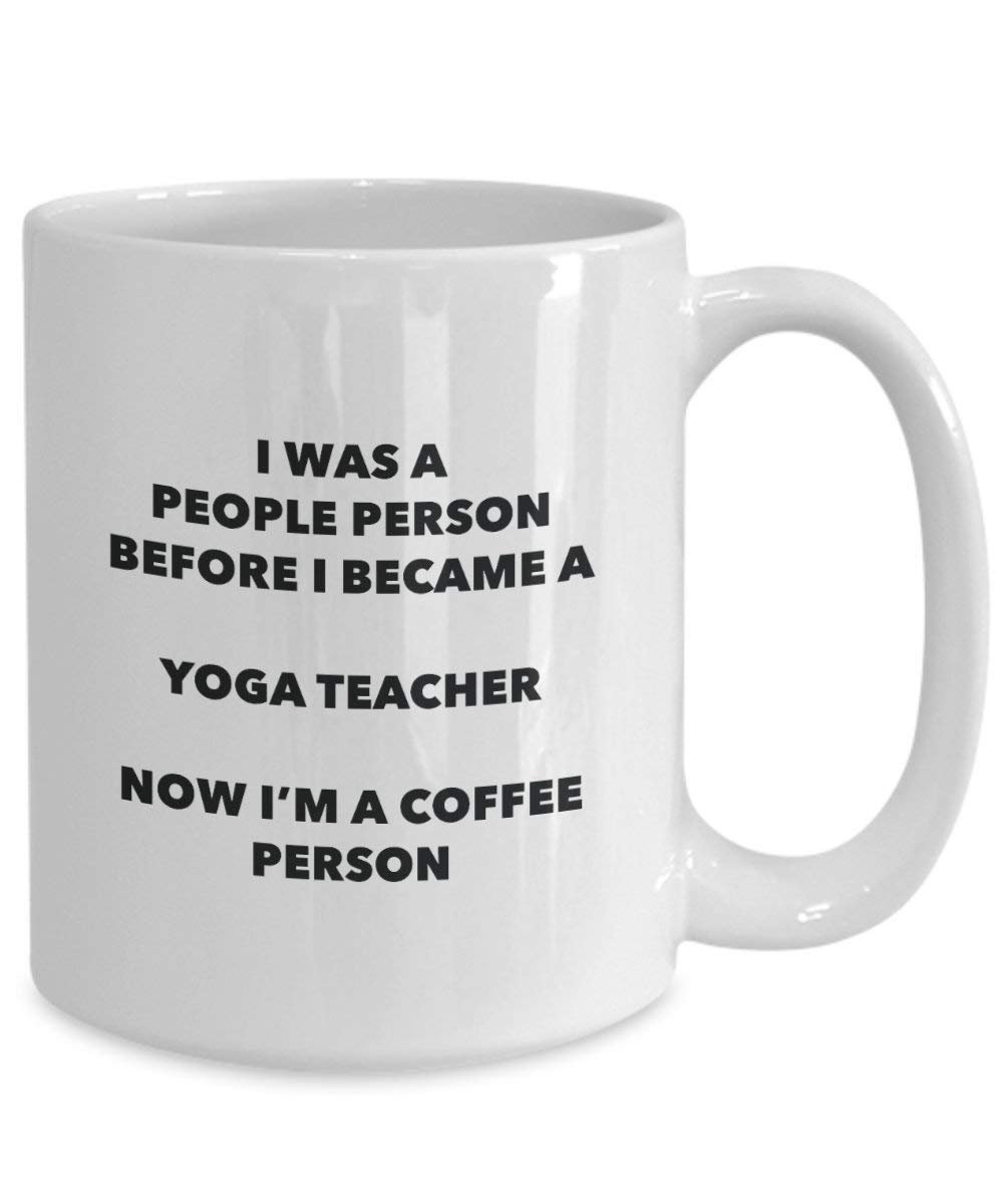 Yoga Teacher Coffee Person Mug - Funny Tea Cocoa Cup - Birthday Christmas Coffee Lover Cute Gag Gifts Idea