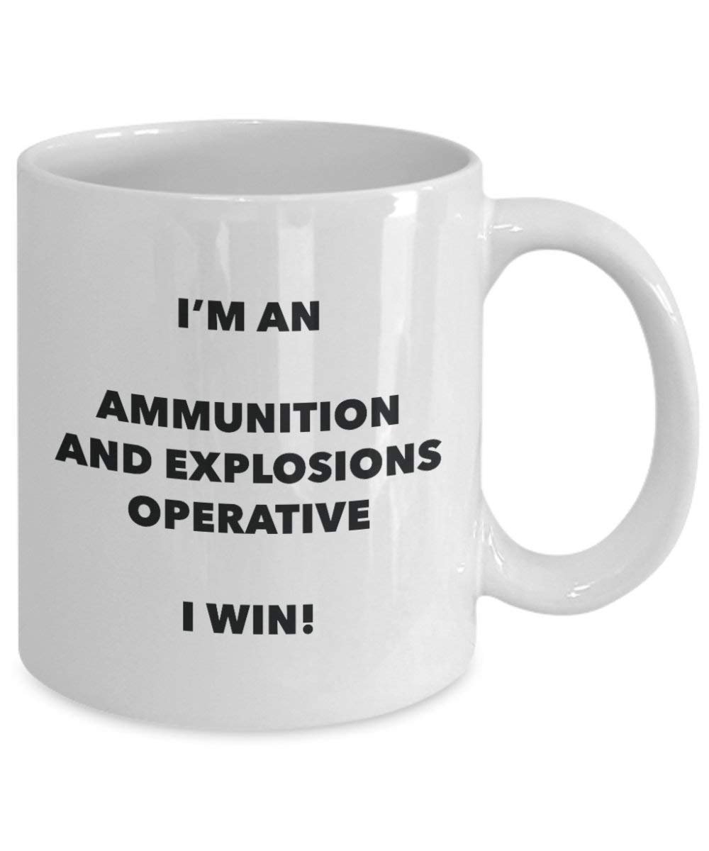 Munizioni e esplosioni generatore mug – I' m An munizioni e esplosioni generatore i Win. – Funny Coffee Cup – novelty Birthday Christmas GAG regalo idea 15oz Infradito colorati estivi, con finte perline