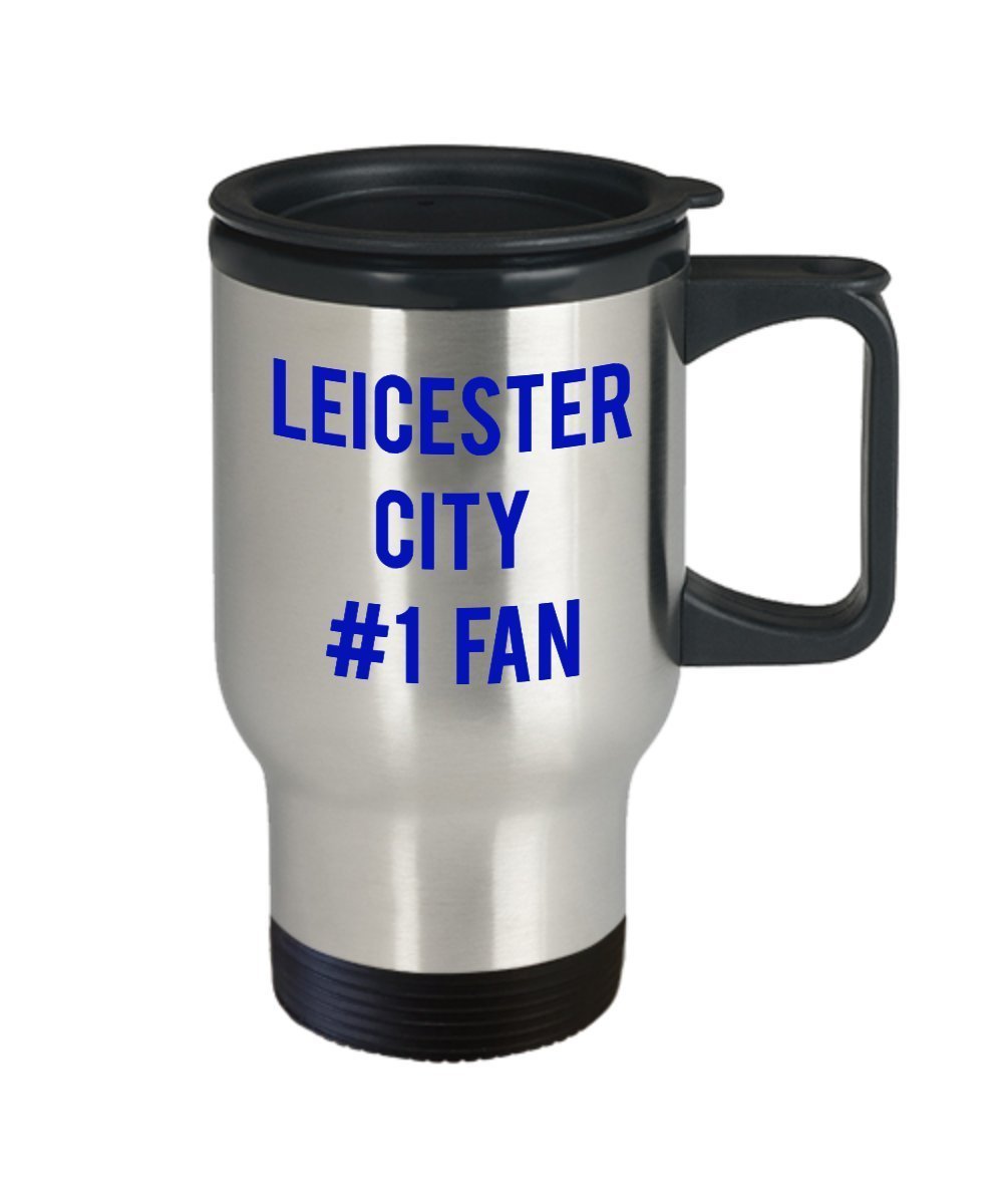 Leicester City Travel Mug - Leicester City #1 Fan - Funny Tea Hot Cocoa Coffee - Novelty Birthday Gift Idea