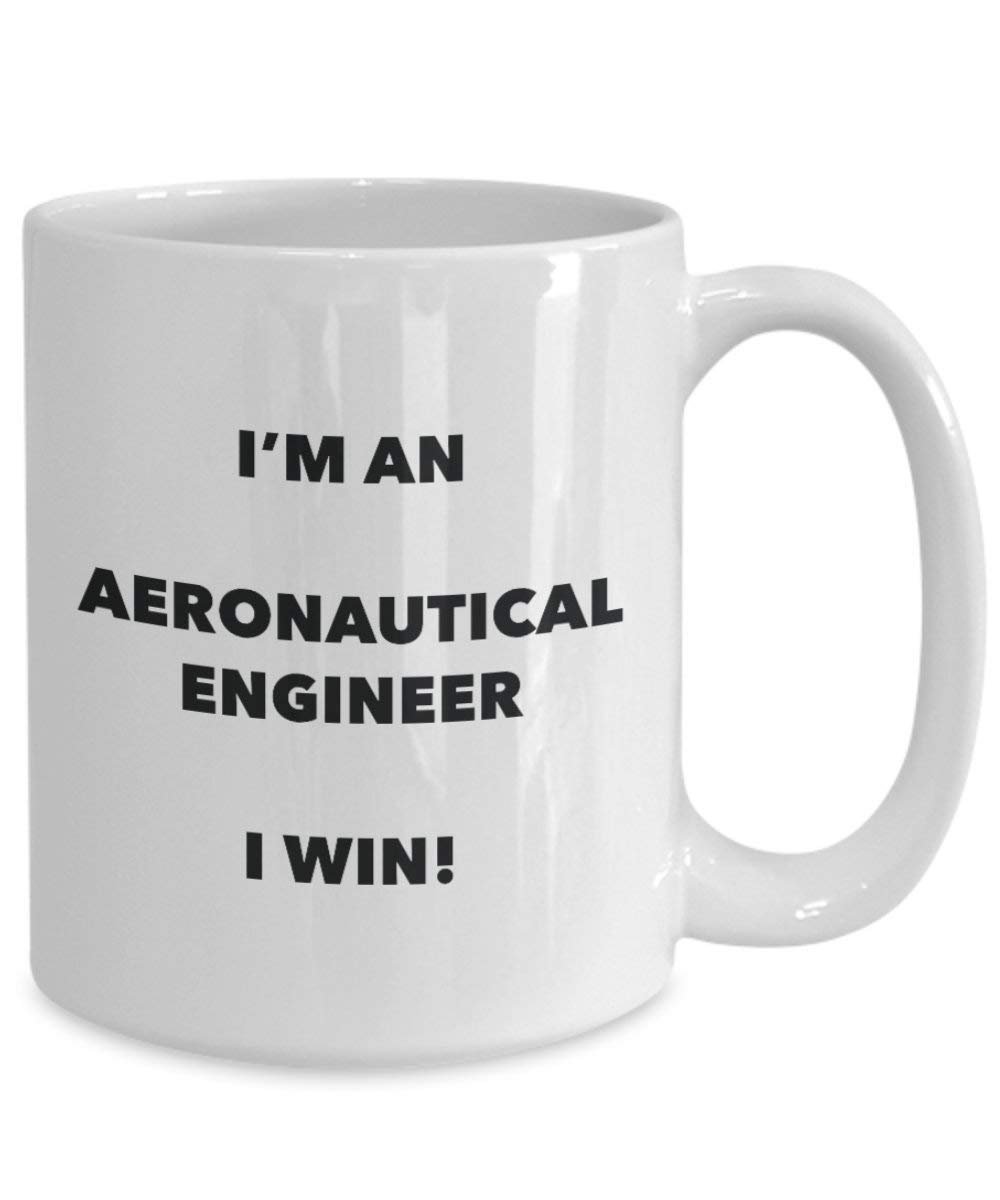 flugzeugkonstrukteur Tasse – Ich bin ein flugzeugkonstrukteur I Win. – Funny Kaffeetasse – Neuheit Geburtstag Weihnachten Gag Geschenke Idee