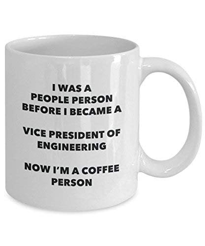 Vice President Engineering Kaffee Person Tasse – Funny Tee Kakao-Tasse – Geburtstag Weihnachten Kaffee Lover Cute Gag Geschenke Idee