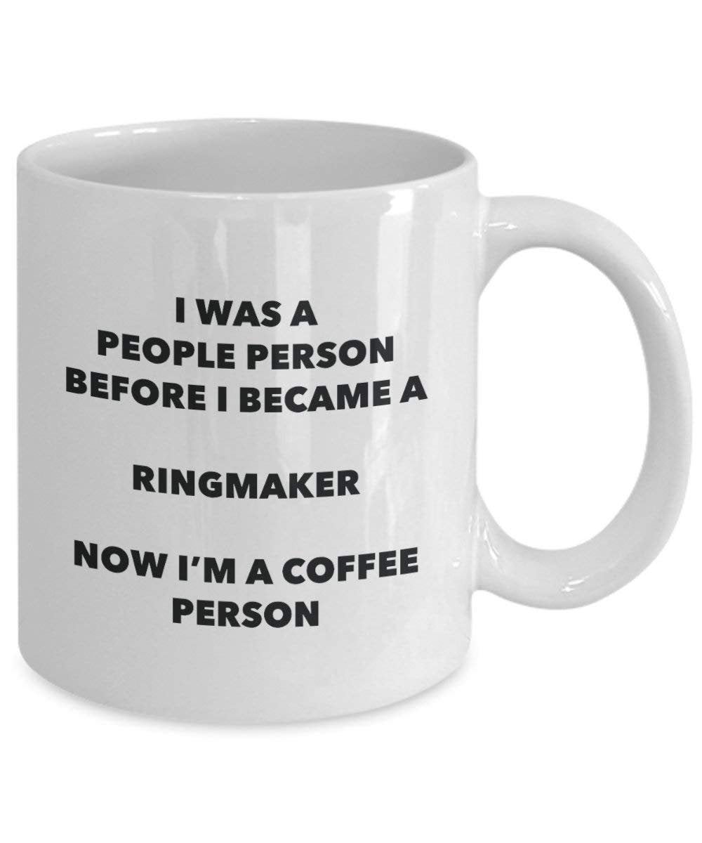 Ringmaker Coffee Person Mug - Funny Tea Cocoa Cup - Birthday Christmas Coffee Lover Cute Gag Gifts Idea