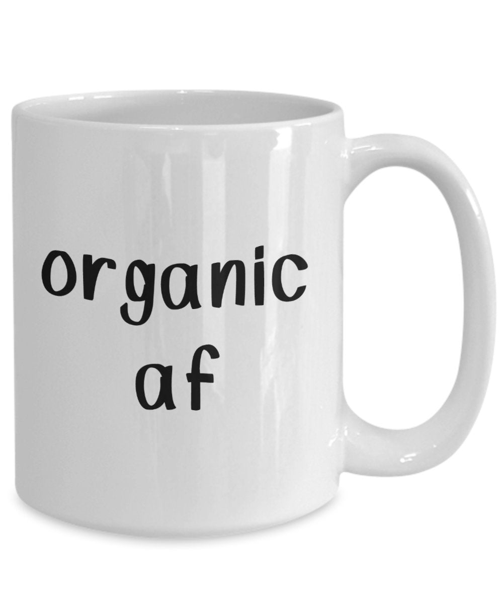 Bio-AF-Becher – Lustige Tee-Heißer Kakao-Kaffeetasse – Neuheit Geburtstags-Geschenkidee
