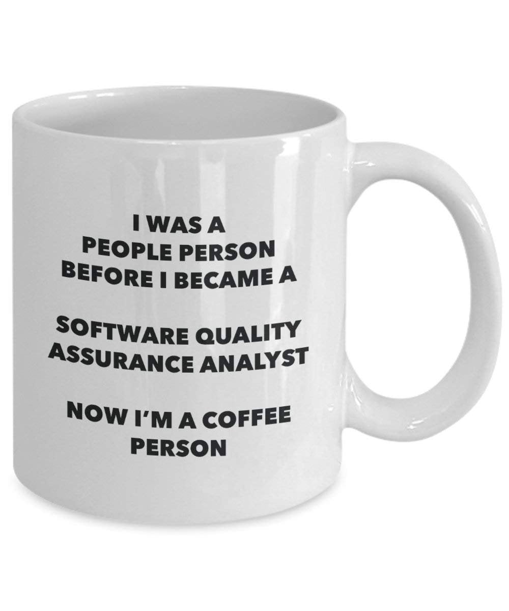 Software Quality Assurance Analyst Coffee Person Mug - Funny Tea Cocoa Cup - Birthday Christmas Coffee Lover Cute Gag Gifts Idea