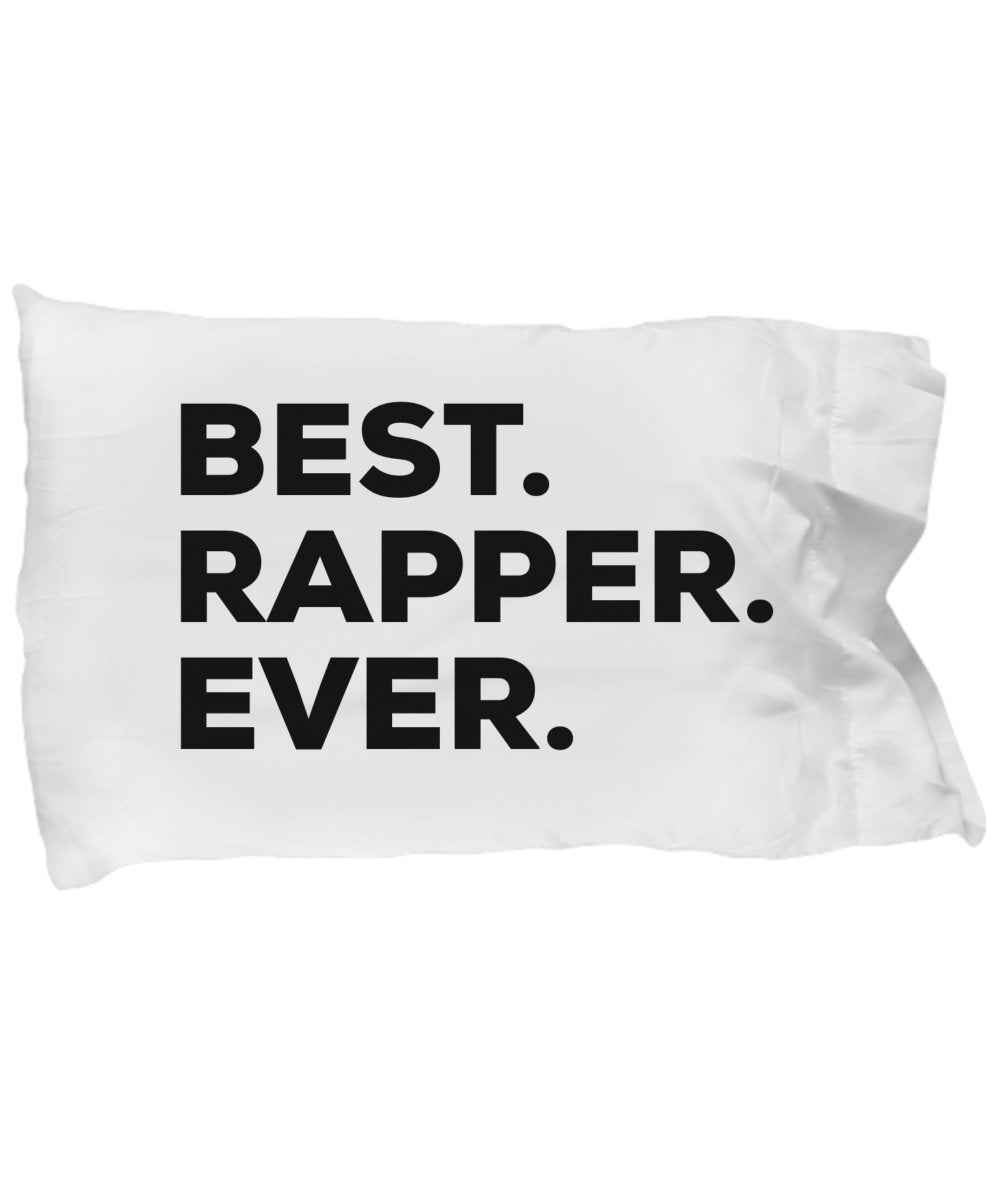 SpreadPassion Rapper Pillow Case - Gifts For A Rapper - Best Rapper Ever - Resident Advisory - Funny - For A Gift Novelty Idea - Birthday or Christmas or Halloween