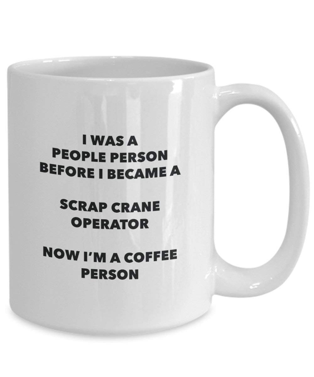 Scrap Crane Operator Kaffee Person Tasse – Funny Tee Kakao-Tasse – Geburtstag Weihnachten Kaffee Lover Cute Gag Geschenke Idee