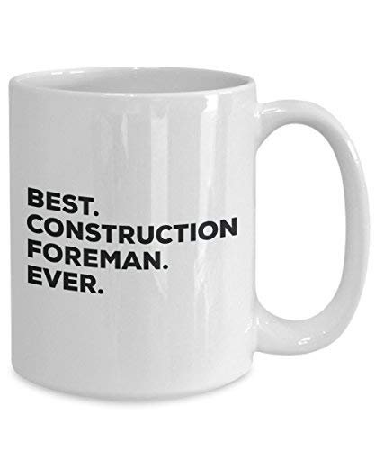 Best Konstruktion Schnurrbart, Ever Tasse, Funny Coffee Cup – Thank You Anerkennung für Weihnachten Geburtstag Urlaub Einzigartiges Geschenk Ideen