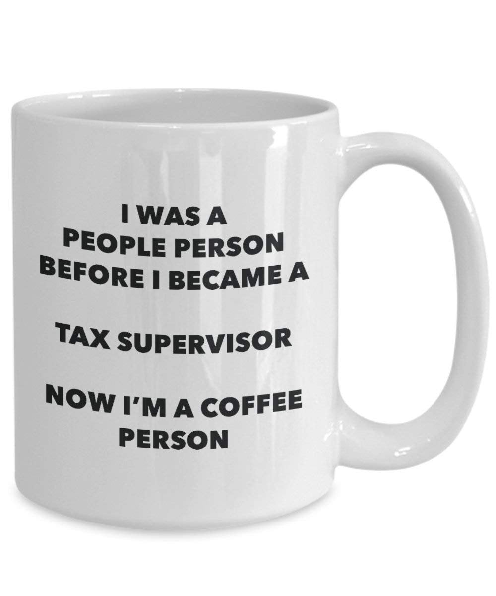 Tax Supervisor Kaffee Person Tasse – Funny Tee Kakao-Tasse – Geburtstag Weihnachten Kaffee Lover Cute Gag Geschenke Idee