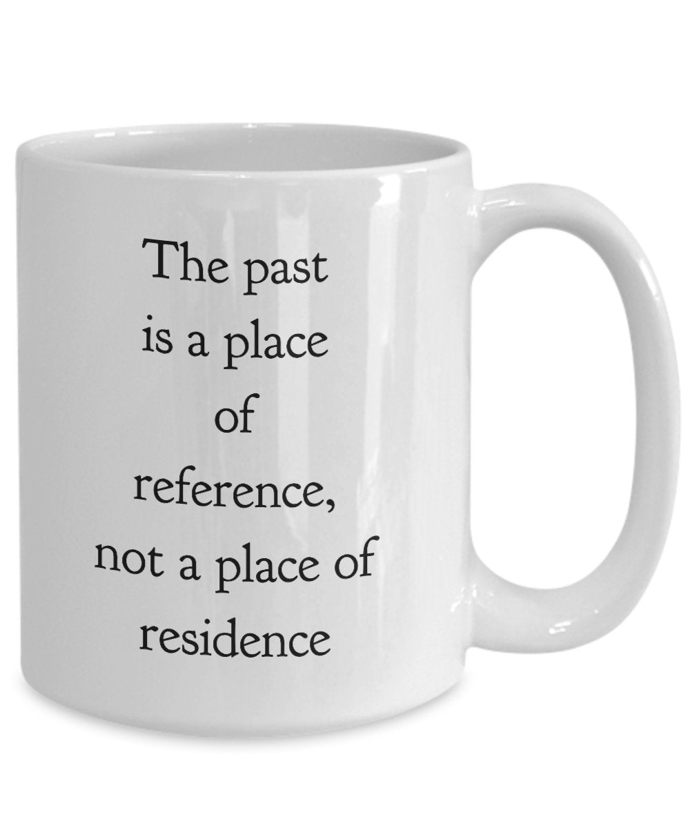 Funny Researcher Mug - The Past is a Place of reference, not a place of residence