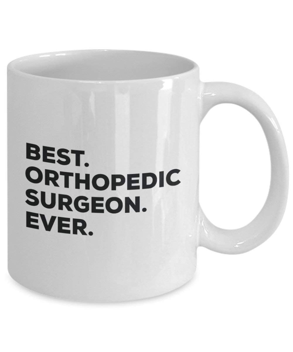Meilleur chirurgien orthopédique jamais Mug rigolo – Tasse à café – Thank You Appréciation pour Noël Anniversaire Vacances Cadeau unique idées 11oz blanc
