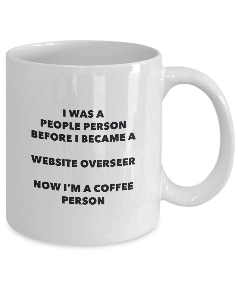 Website Overseer Coffee Person Mug - Funny Tea Cocoa Cup - Birthday Christmas Coffee Lover Cute Gag Gifts Idea