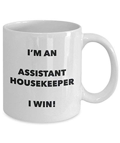 Assistant Housekeeper Bougie Mug – Je suis un Assistant Housekeeper Bougie I Win. – Funny Tasse à café – Fantaisie anniversaire Idée de Gag cadeaux de Noël 15oz blanc