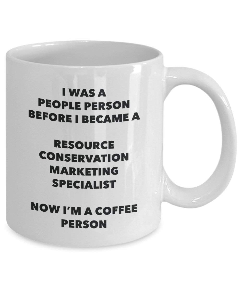 Conservation des ressources Marketing Specialist Café personne Mug – Funny Tasse à thé de cacao – Anniversaire de Noël amateur de café mignon Gag Gifts Idée 15oz blanc