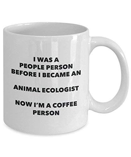 Animal Ecologist personne à café Mug Tasse à thé de cacao – rigolo – Anniversaire de Noël amateur de café mignon Gag Gifts Idée 15oz blanc