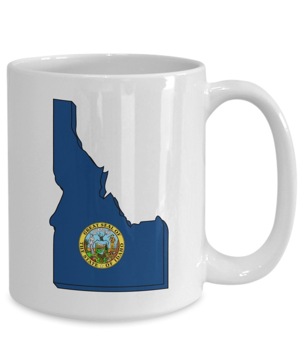 Idaho Tasse – Lustige Teetasse für heiße Kakao-Kaffeetasse – Neuheit Geburtstag Weihnachten Jahrestag Gag Geschenk Idee 11oz weiß