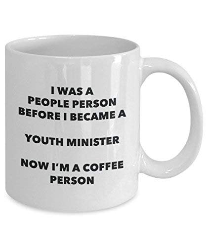 Youth Ministro cacao persona – Tazza da tè caffè tazza – Birthday Christmas Coffee Lover cute GAG regalo idea 15oz Infradito colorati estivi, con finte perline