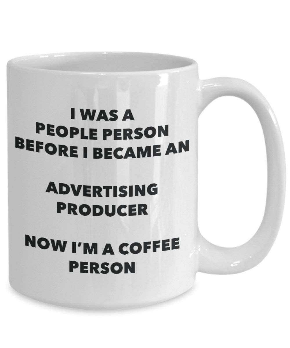 Advertising Producer Coffee Person Mug - Funny Tea Cocoa Cup - Birthday Christmas Coffee Lover Cute Gag Gifts Idea