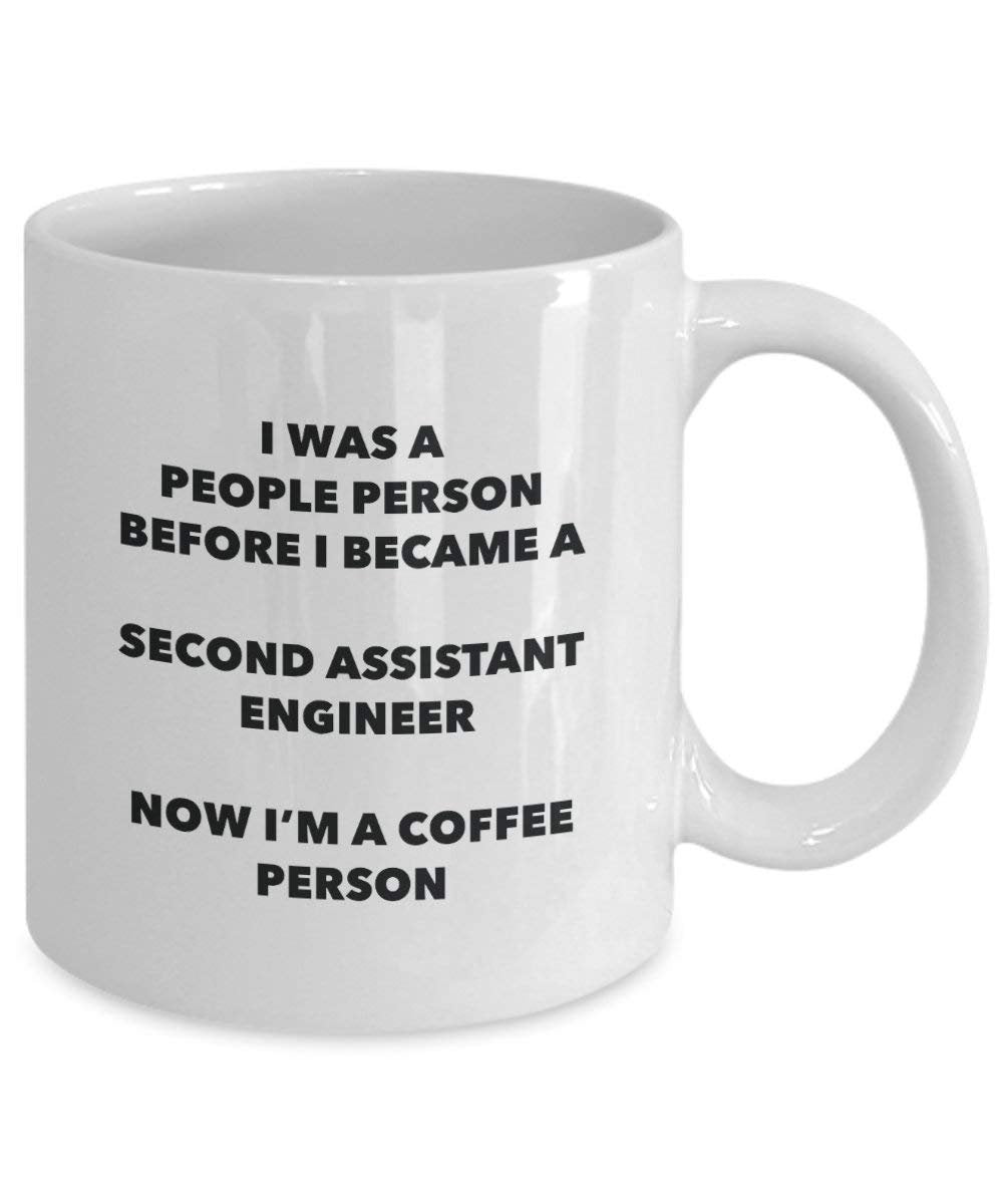 Second Assistant Engineer Coffee Person Mug - Funny Tea Cocoa Cup - Birthday Christmas Coffee Lover Cute Gag Gifts Idea