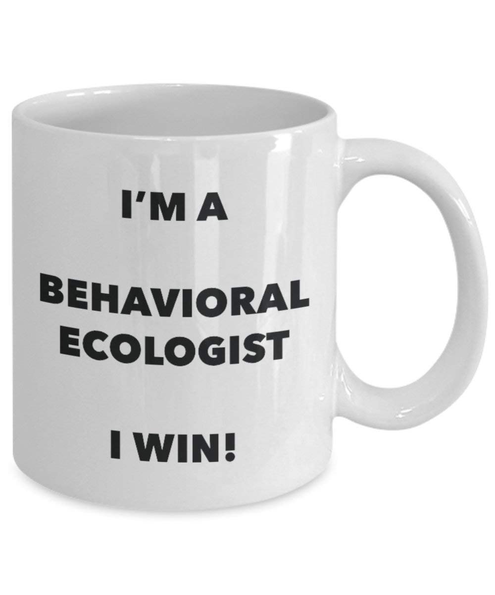 behavioral Umweltschützern Tasse – I 'm a behavioral Umweltschützern I Win. – Funny Kaffeetasse – Neuheit Geburtstag Weihnachten Gag Geschenke Idee
