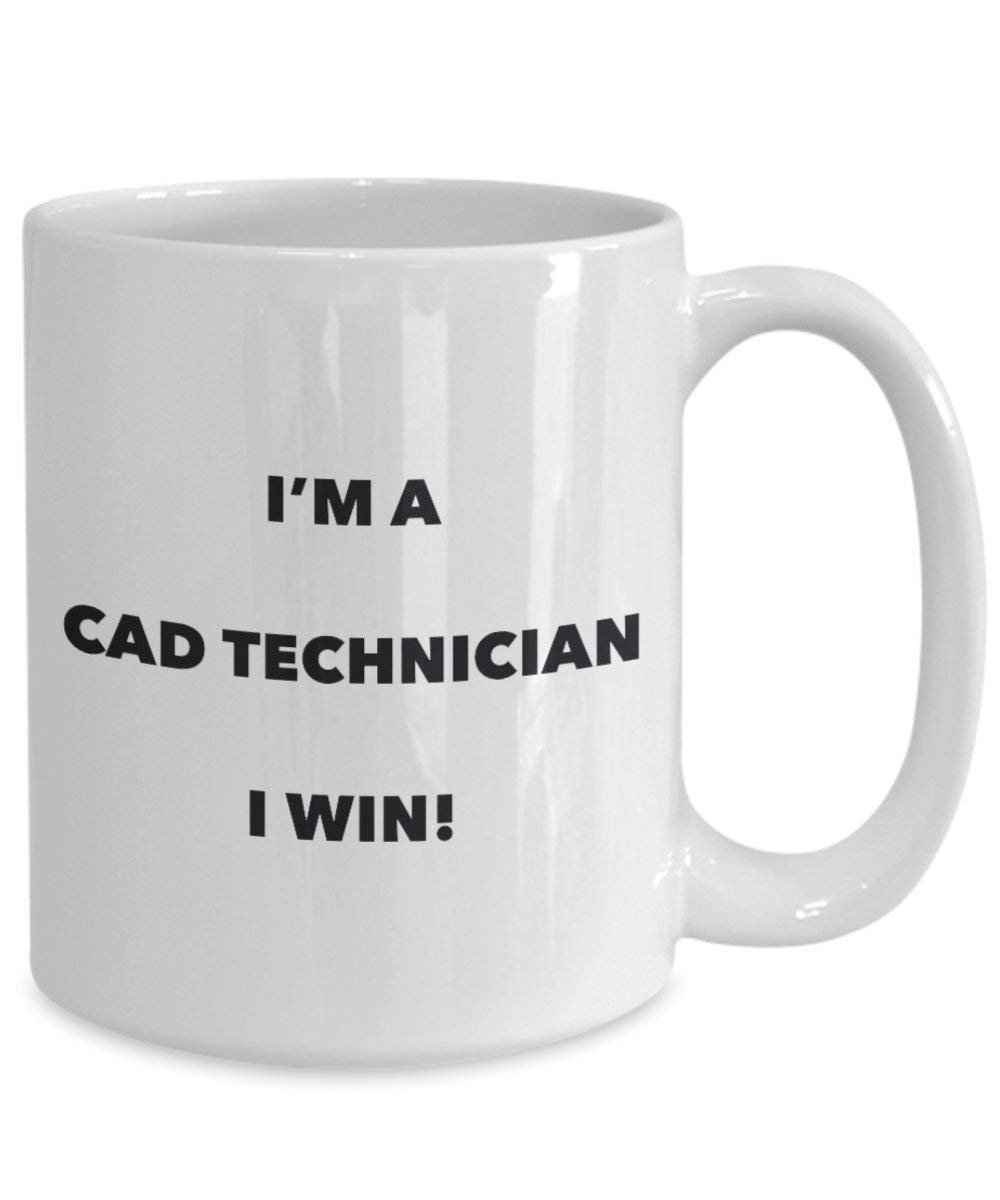 CAD-Techniker Tasse – I 'm a CAD-Techniker I Win. – Funny Kaffeetasse – Neuheit Geburtstag Weihnachten Gag Geschenke Idee