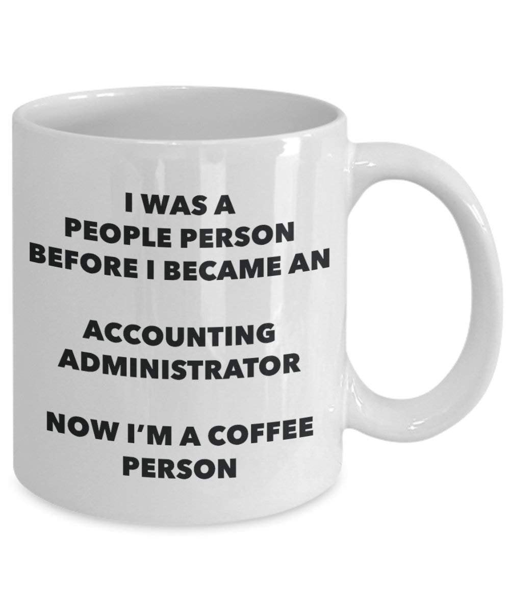 Comptabilité Administrator personne à café Mug Tasse à thé de cacao – rigolo – Anniversaire de Noël amateur de café mignon Gag Gifts Idée 15oz blanc