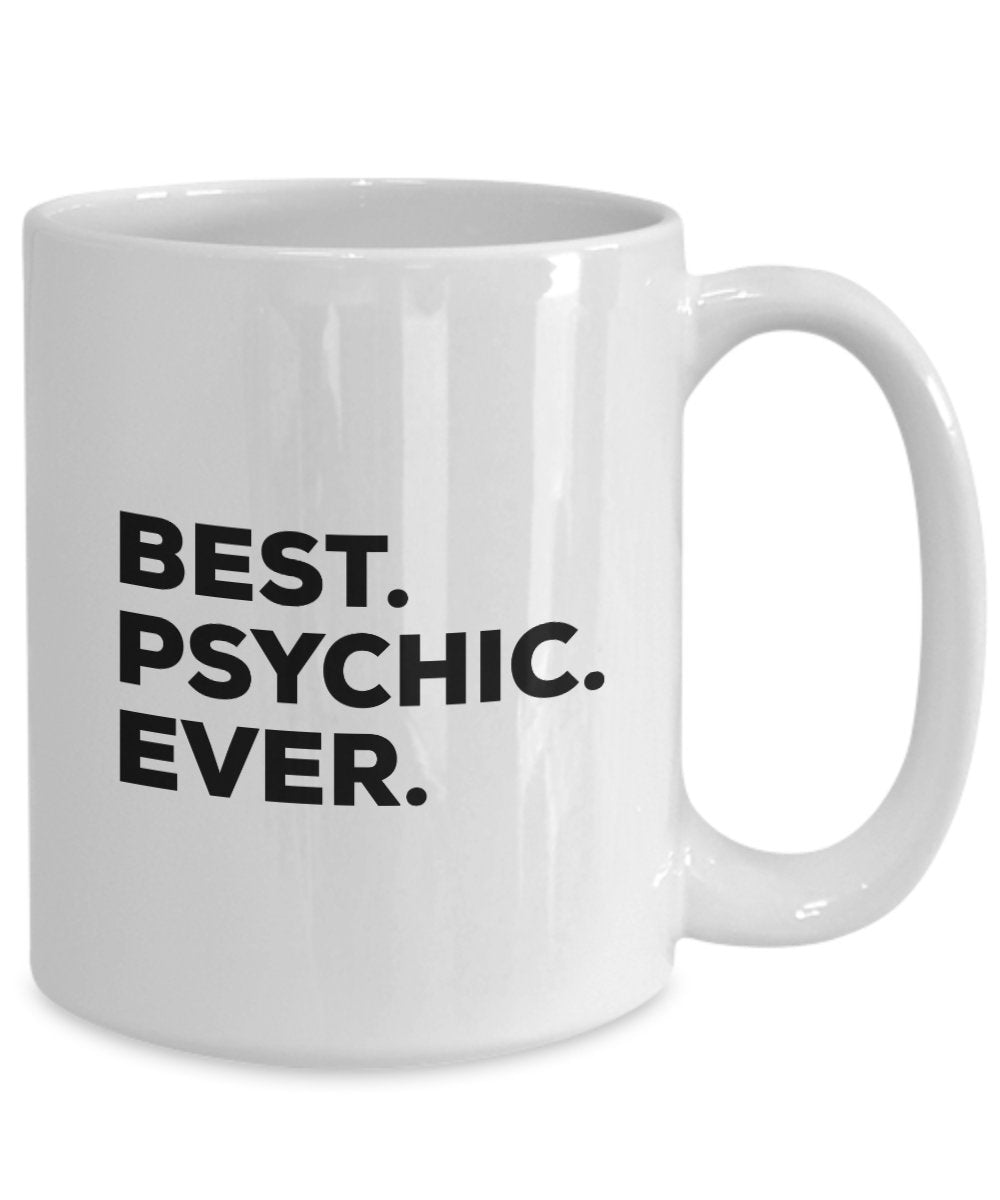 Psychic Gifts - Psychic Mug - Best Psychic Ever Coffee Cup - Funny - For A Gift Novelty Idea - Add To Gift Bag Basket Box Set - Birthday or Christmas
