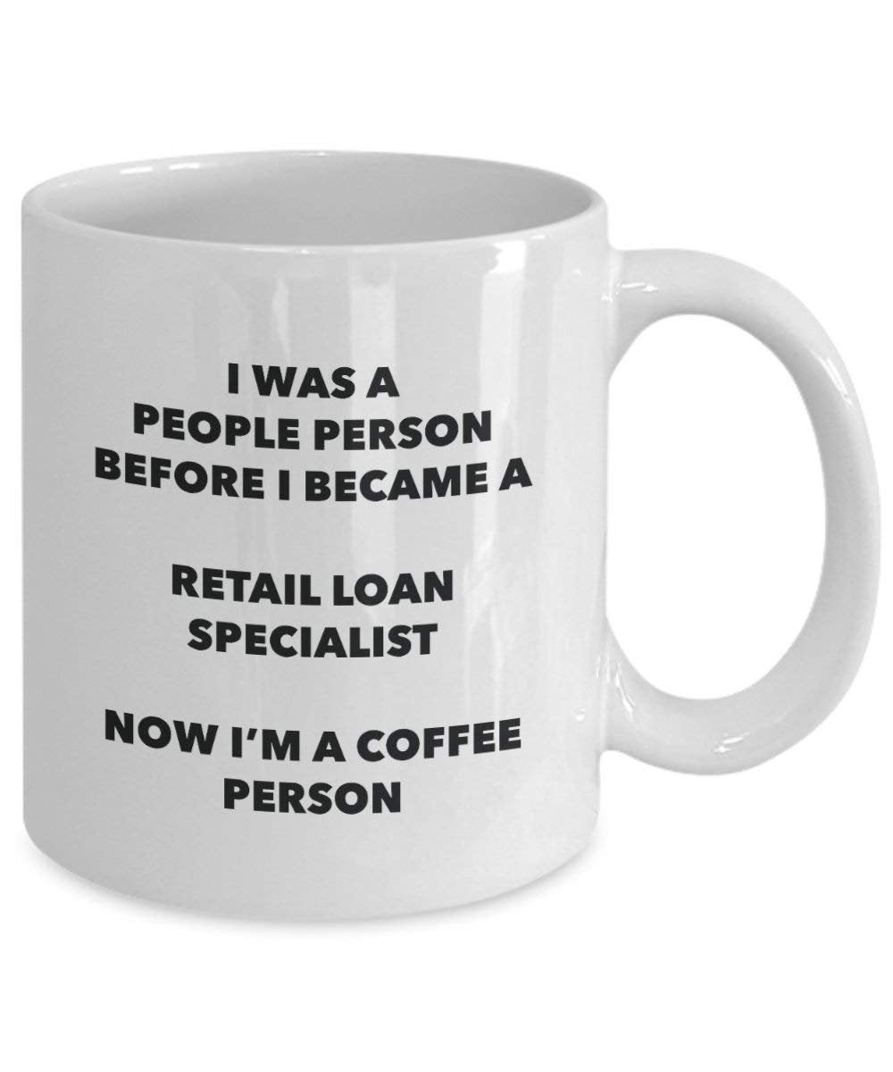 Retail Loan Specialist Kaffee Person Tasse – Funny Tee Kakao-Tasse – Geburtstag Weihnachten Kaffee Lover Cute Gag Geschenke Idee