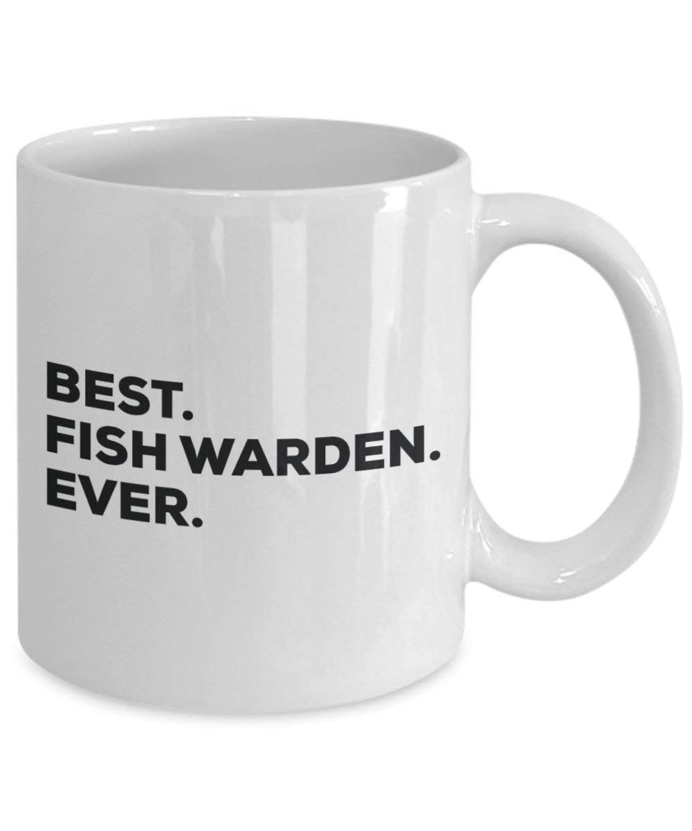 Meilleur gardien de poisson jamais Mug rigolo – Tasse à café – Thank You Appréciation pour Noël Anniversaire Vacances Cadeau unique idées 15oz blanc