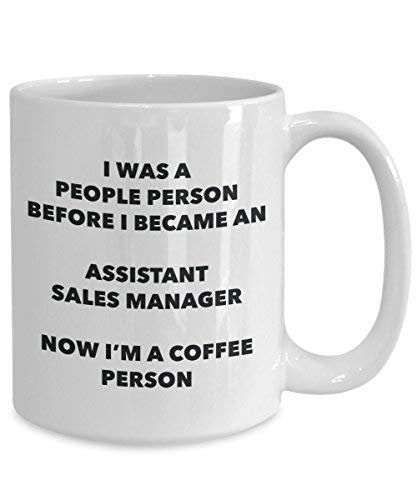 Assistant Sales Manager Coffee Person Mug - Funny Tea Cocoa Cup - Birthday Christmas Coffee Lover Cute Gag Gifts Idea