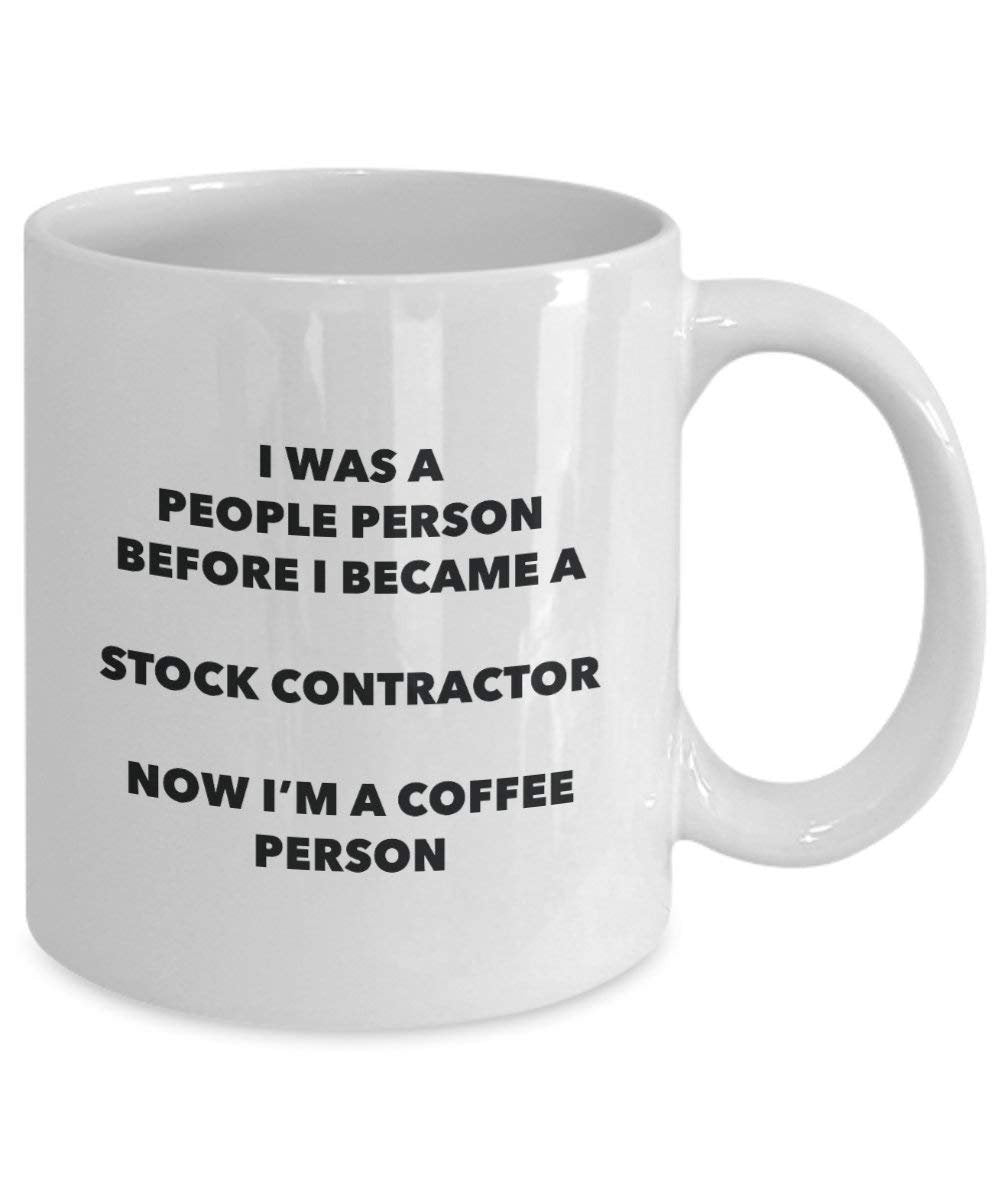 Stock Contractor Coffee Person Mug - Funny Tea Cocoa Cup - Birthday Christmas Coffee Lover Cute Gag Gifts Idea