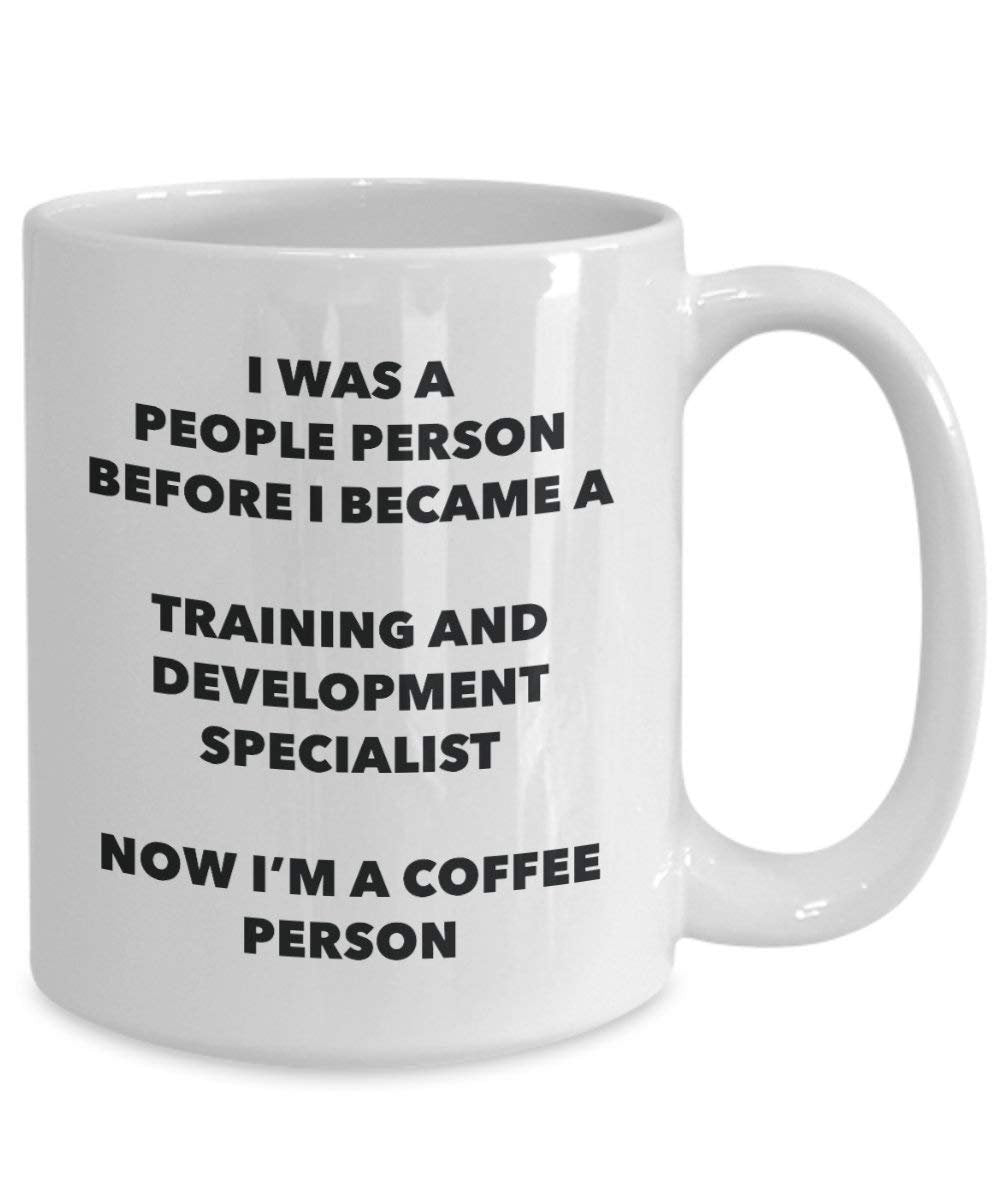 formation et développement Specialist Café personne Mug – Funny Tasse à thé de cacao – Anniversaire de Noël amateur de café mignon Gag Gifts Idée 11oz blanc
