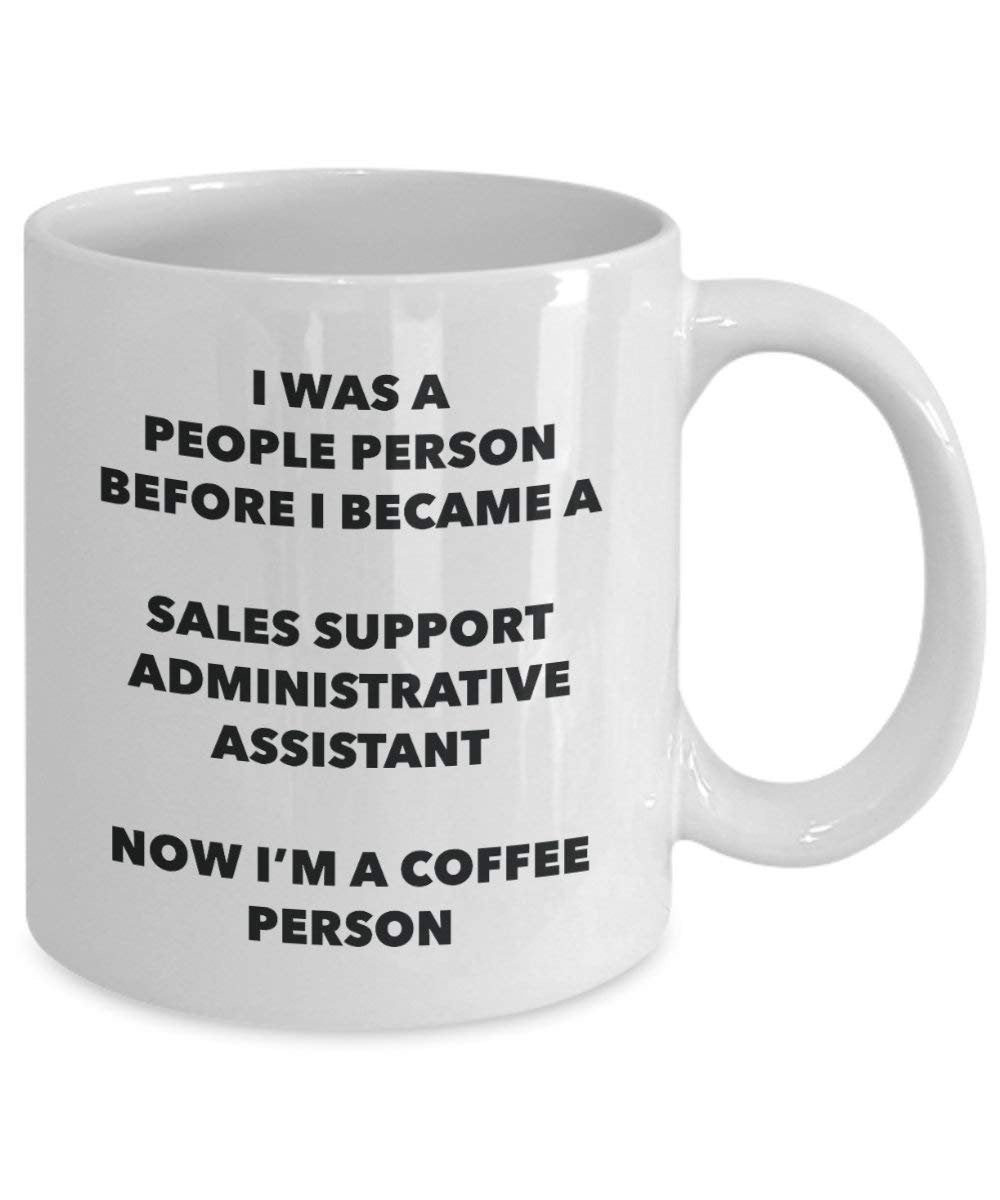 Supporto di vendita assistente cacao persona – Tazza da tè caffè tazza – Birthday Christmas Coffee Lover cute GAG regalo idea 15oz Infradito colorati estivi, con finte perline