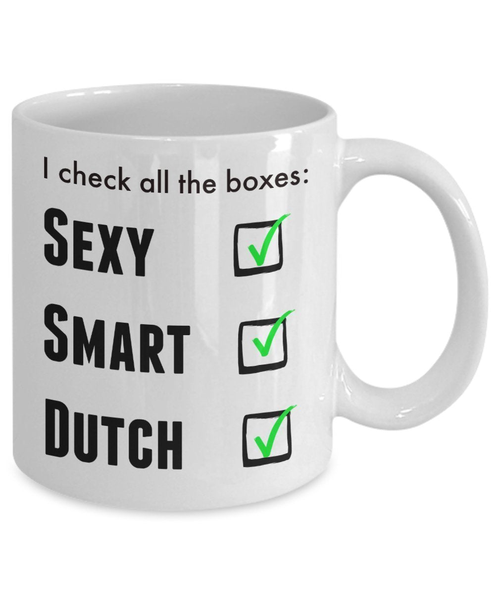 Funny Dutch Pride Coffee Mug For Men or Women - I Am Proud Novelty Love Cup