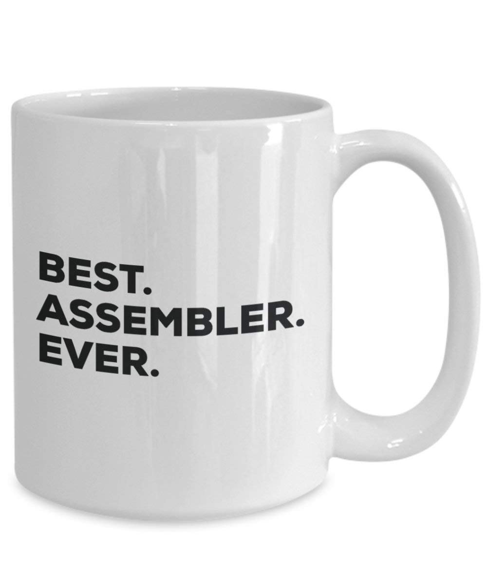 Meilleur assembler jamais Mug rigolo – Tasse à café – Thank You Appréciation pour Noël Anniversaire Vacances Cadeau unique idées 15oz blanc