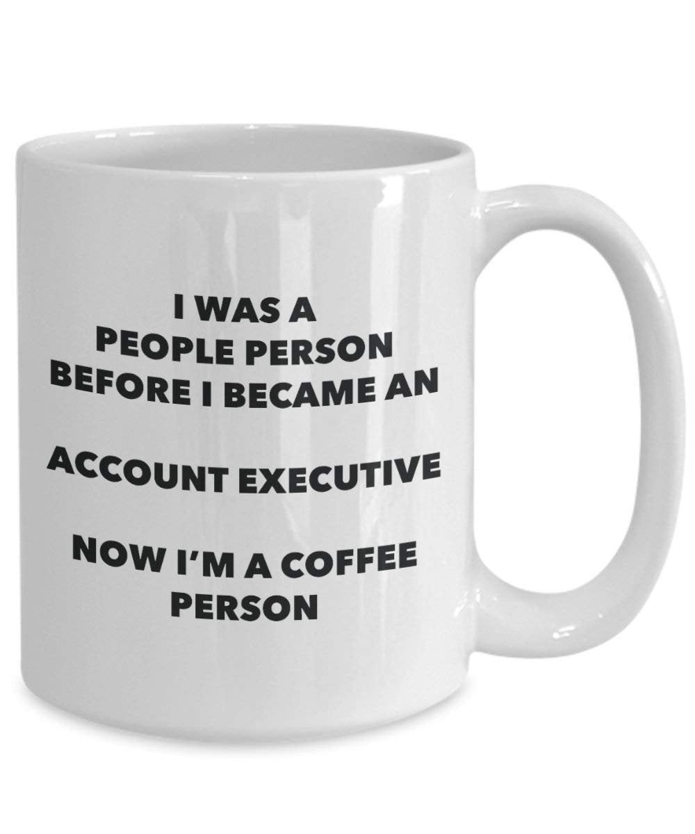 Compte Executive personne à café Mug Tasse à thé de cacao – rigolo – Anniversaire de Noël amateur de café mignon Gag Gifts Idée 11oz blanc