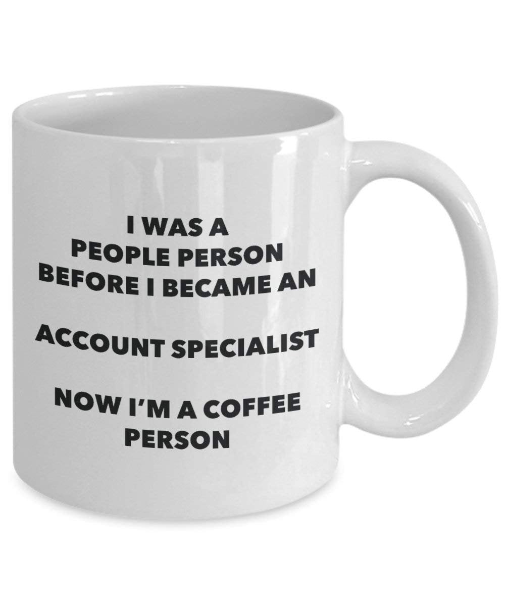 Compte Specialist Café personne Mug – Funny Tasse à thé de cacao – Anniversaire de Noël amateur de café mignon Gag Gifts Idée 15oz blanc