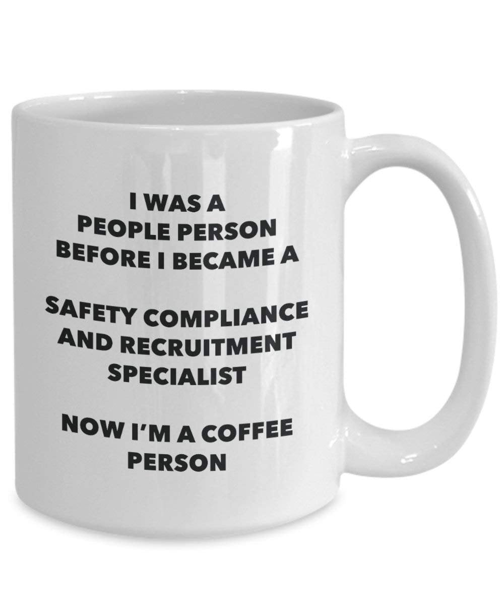 Sicherheit Compliance und Einstellung Specialist Kaffee Person Tasse – Funny Tee Kakao-Tasse – Geburtstag Weihnachten Kaffee Lover Cute Gag Geschenke Idee