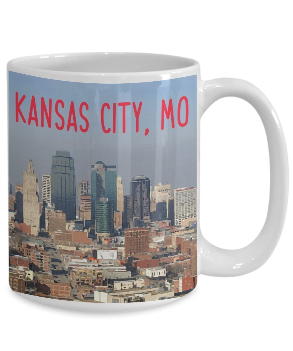 Kansas City Mug - Kansas City, Mo - Funny Tea Hot Cocoa Coffee Cup - Novelty Birthday Christmas Anniversary Gag Gifts Idea