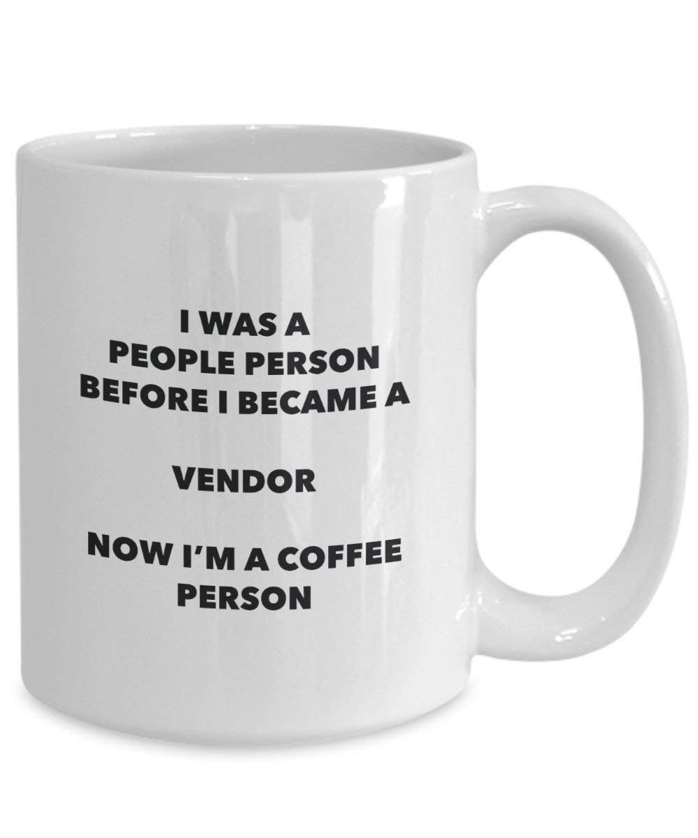 Vendor Coffee Person Mug - Funny Tea Cocoa Cup - Birthday Christmas Coffee Lover Cute Gag Gifts Idea