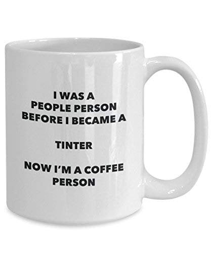Tinter Coffee Person Mug - Funny Tea Cocoa Cup - Birthday Christmas Coffee Lover Cute Gag Gifts Idea
